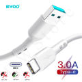 BWOO USB Fast Charge 3A Type C Data Sync Cable For Huawei Samsung Galaxy Xiaomi Mi. 