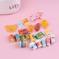 5pcs 1:12 Dollhouse Miniature Resin Food Simulation Snacks Model Accessories Kids Toys MJK. 