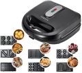 SOKANY 7-in-1 Multifunctional Electric Sandwich Muffin Cake Donut Waffle Maker. 