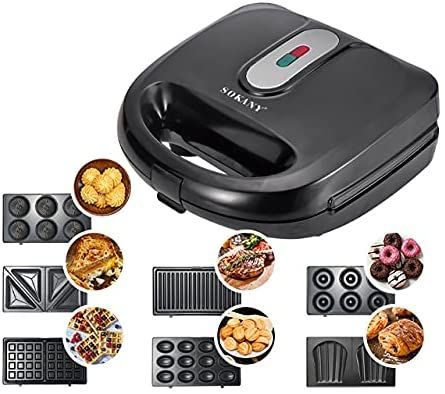 SOKANY%207-in-1%20Multifunctional%20Electric%20Sandwich%20Muffin%20Cake%20Donut%20Waffle%20Maker%20-%20Image%202