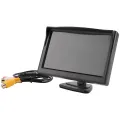 JINMY 6pcs 5 Inch 800X480 TFT LCD HD Screen Monitor with Dual Mounting Bracket for Car Backup Camera/Rear View/DVD. 