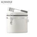 Airtight Coffee Canister 1 Set Coffee Bean Storage Jar Stainless Steel Canister with Date Tracker Measuring Scoop Lockable Coffee Storage Container. 