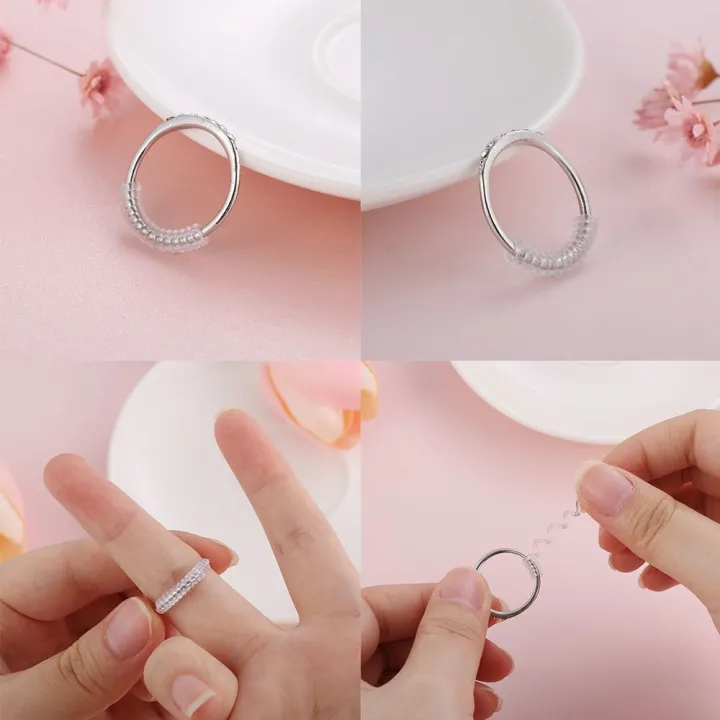 1Pc/5Pcs/10Pcs/12Pcs%20Useful%20Jewelry%20Parts%20Invisible%20Resizing%20Tools%20Tightener%20Reducer%20Ring%20Size%20Adjuster%20Shell%20Hard%20Guard%20-%20Image%206