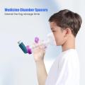 Portable Inhaler Cup Universal Nebulizer Spacer Mist Storage Tank Atomizer Asthma Spacer Chamber Adults Pet Child Medical Device. 