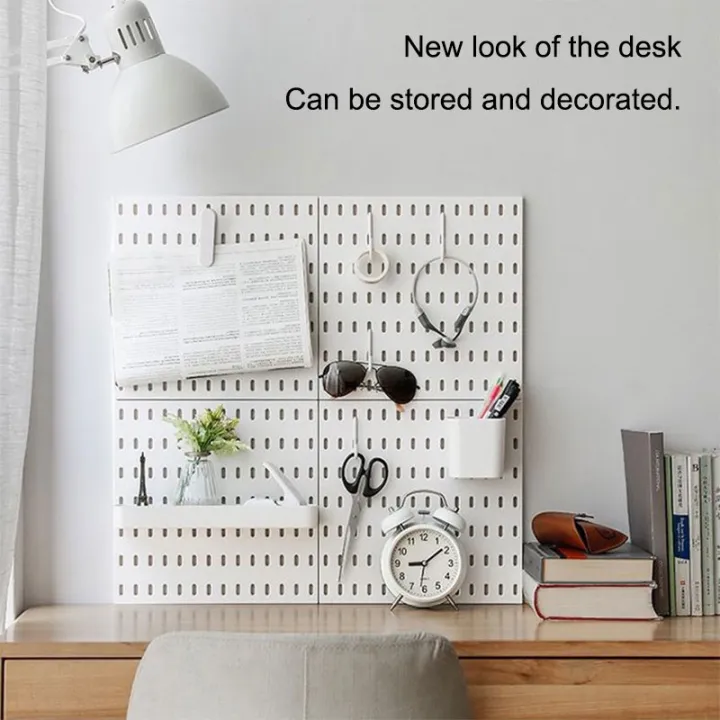 Pegboard%20Combination%20Kit,%20Wall%20Mounted%20Storage%20White%20Peg%20Boards%20Organizer%20For%20Walls%20Display%20Organization%20Cologo%20-%20Image%203