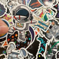 20/40/60 pcs of Outer Space Astronaut Stickers for Laptop Luggage Skateboard. 
