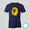 Che guevara blue Tshirt  unisex  tees  designer tees  crew neck  silver white  red  blue  black. 