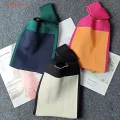 【ALLGOOD】Japanese Knitted Women'S Bag Temperament Woven Handbag Women Mini Knot Wrist Bag Tote Bag Student Reusable Shopping Bags. 