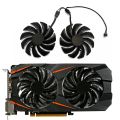 88mm GPU Cooler Graphics Card Fan for REDEON AORUS RX580/570 GIGABYTE GV-RX570 AORUS GV-RX580AORUS(2 PCS). 
