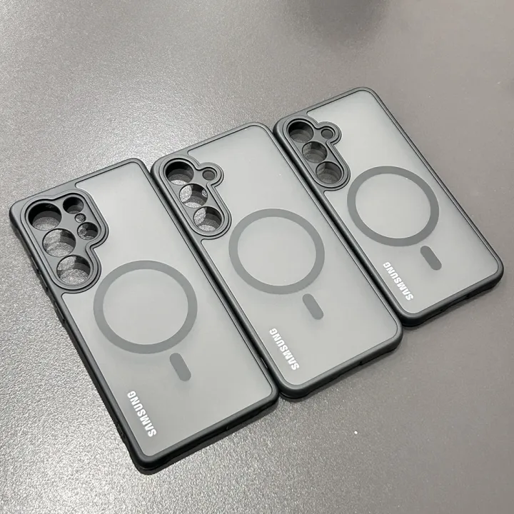 Samsung%20Galaxy%20S25%20S24%20S23%20S22%20Ultra%20Plus%20FE%20A%2056%2036%20A55%2035%20Case%20Wireless%20Magnetic%20Charging%20For%20Magsafe%20Charger%20MatteClear%20Cover%20-%20Image%206