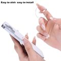 Diamond Cell Phone Ring Holder Stand Transparent Finger Grip Bracket Kickstand Clear Invisible Glitter Smartphones Stand Mount. 