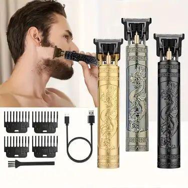 T9%20Men's%20Hair%20Clipper%20Electric%20Shaver%20Rechargeable%20Hair%20Trimmer%20Shaver%20Barber%20Haircut%20Vintage%20-%20Image%204