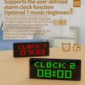 LED Music Spectrum Display DIY Kit 16X32 Rhythm Light Clock 8 Kinds Spectrum Mode SMD Soldering Display Light, Green Easy Install Easy to Use. 