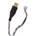 【FOOT SOFA】 DIY Universal Umbrella Rope Mouse Cables Soft Durable Mouse Line Replacement Mouse Wire. 
