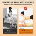 Automatic Rebound Abdominal Wheel, 4d Ab Roller With Elbow Support, Ab Wheel Roller With Knee Mat, 2 In 1 Ab Roller Wheel & Plank Trainer For Core Strength Training Home Gym Fitness. 
