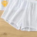 Hollow Design Swimwear Cover Up 2pcs Summer Beach Cover Up Set Short Sleeve Hollow Design Quick Dry Shirt Shorts Set for Women Style Cover Up Coat. 