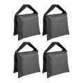 4X Heavy Duty Photographic Sandbag Studio Video Sand Bag for Light Stands, Boom Stand, Tripod. 