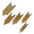 50X Set Titanium Coated High Speed Steel Twist Drill Bit Tool 1/1.5/2/2.5/3mm. 