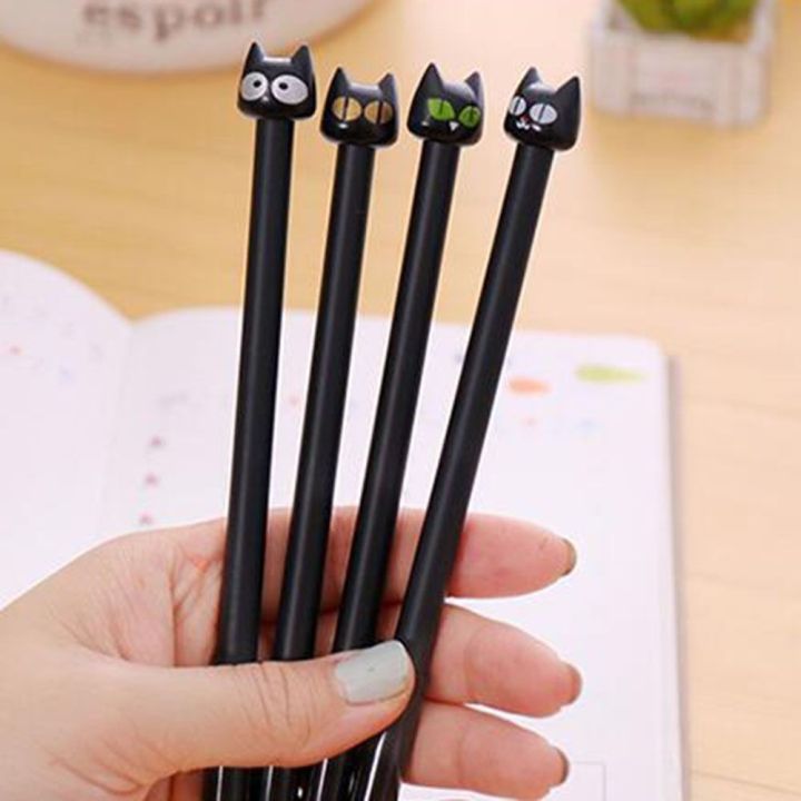 4Pcs/Set%20Cute%20PVC%20Signature%20Pen%20Quick-Drying%20Cartoon%20Gel%20Pen%20Writing%20Tool%20Stationery%20Neutral%20Pen%20-%20Image%209