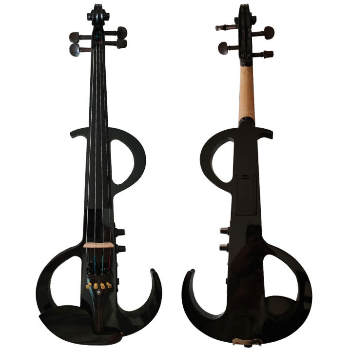 Electric%20Violin%20-%20Solid%20Wood%20Violin%20Bow%20Stringed%20Instruments%20Acoustic%20Electronic%20Silent%20Violin%20%20,%20Upgraded%20black%20-%20Image%205