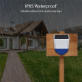 Tuya Smart Siren Alarm Outdoor Sound and Light Alarm Waterproof Solar Sound Light Alarms. 