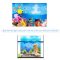 Migeet Aquarium Background Poster Decoration Aquarium Landscape Sticker Poster Fish Tank 3D Background Painting Sticker 30*52cm. 