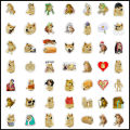 20/40pcs Dog Meme Stickers Shiba Inu Social Media Meme Stickers for Laptop Scrapbook Journal Kids Girls Boys Stickers. 