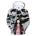 Anime demon slayer Kamado nezuko cosplay costumes 3D print hoodies men women pullover for spring autumn hoodie sweatshirts. 