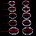 【ETOP】1/10PCS 21/22/23/24/25/26/33mm  Capsules Box s Protector Case  Container Collection Display Storage Box. 