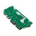 LED Dual USB 5V 2.4A Micro/Type-C USB Mobile Power Bank Charging Module Lithium Battery Charger Board Circuit Protection. 