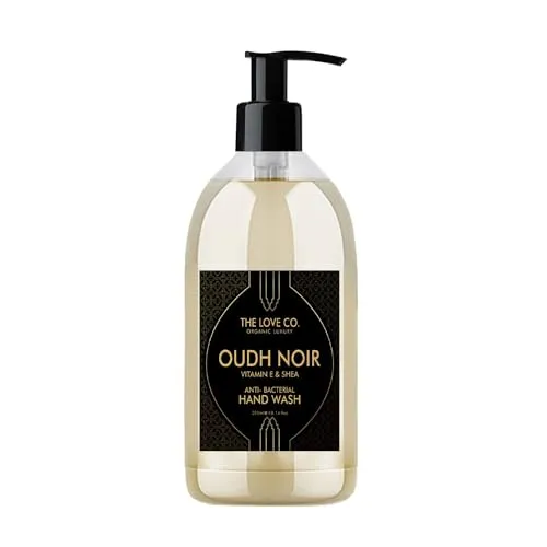 The Love Co. Oud Noir Hand Wash | Enriched with Moisturizing and Gentle Hand Wash for Soft, Supple Skin | pH Balanced | Germ Protection | 300ml(FROM INDIA)JEZ