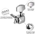 1 Piece Guitar Tuning Peg Single Keys Left and right side of Acoustic Guitar Machine Heads Semi-enclosed Encore Guitar Spares - Guitar Saparate Tuning keys. 