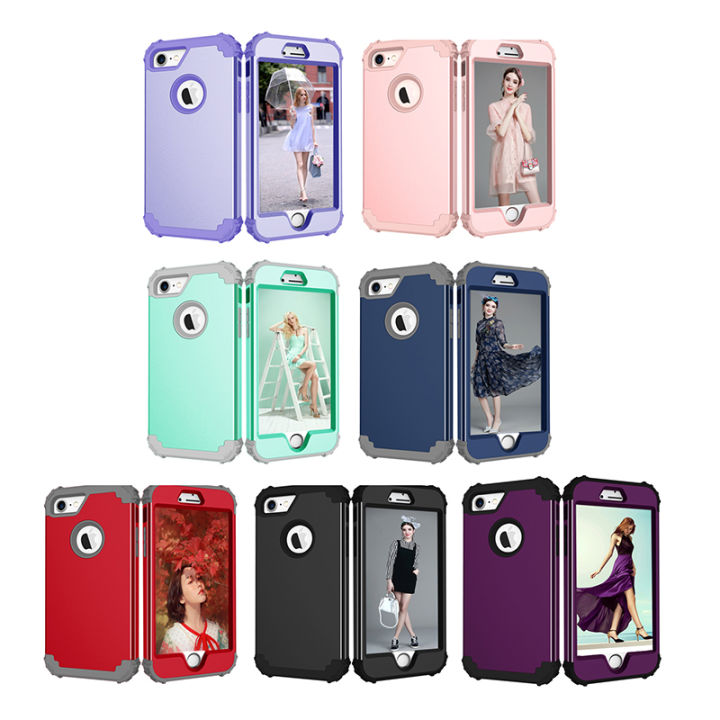Shockproof%20Phone%20Cases%20For%20iPhone%20XS%20X%208%207%206%206s%20Plus%20Cover%20Durable%20PC+TPU%203%20Layer%20Hybrid%20Full%20Body%20Protect%20Anti-Knock%20Armor%20Case%20-%20Image%206