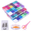 2500-24000Pcs Seed Beads Boxed Toolset for DIY Accessories Jewelry Making. 