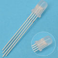 【UrbanNomad】500pcs F5 5mm 4pin Round Diffused RGB Tri-Color Common Cathode Common Anode Red Green Blue emitting Diodes LED Lamp Bulb. 