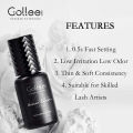 Gollee Eyelash Glue 0.5s Fast drying lashes glue for Salon Artist Eyelash Extensions Glue Profession eyelash extension supplies. 