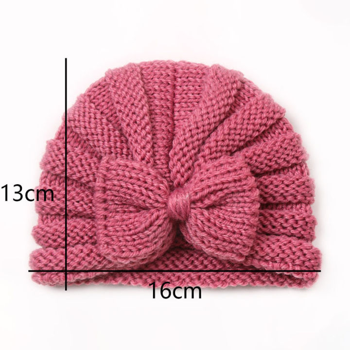 Baby%20Bow%20Hat%20Autumn%20Winter%20Knitted%20Baby%20Girl%20Beanie%20Elastic%20Kids%20Turban%20Hat%20Solid%20Color%20Infant%20Bonnet%20Newborn%20Cap%20-%20Image%206