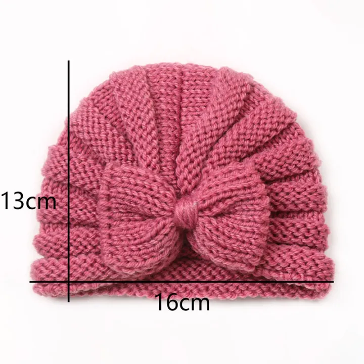 Baby%20Bow%20Hat%20Autumn%20Winter%20Knitted%20Baby%20Girl%20Beanie%20Elastic%20Kids%20Turban%20Hat%20Solid%20Color%20Infant%20Bonnet%20Newborn%20Cap%20-%20Image%206