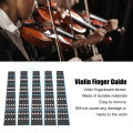 5Pcs Violin Fingerboard Sticker Paper Finger Guide Fretboard Marker Label Fo FB9. 