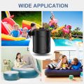 Electric Air Pump Inflator Battery Rechargeable Air Compressor Portable for PVC Boat Mattress Inflatable Swimming Pool Raft Bed. 