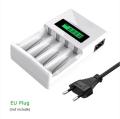 DoomHot Electric Battery Charger 4 Slots Intelligent LED Indicator USB Charger Home Battery Charger Fast Intelligent 4 Slots LCD Battery Charger Fast Charging Adapter. 