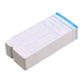 90pcs/ Pack Time Cards Timecards Monthly 2-sided 18 * 8.4cm for Employee Attendance Time Clock Recorder. 