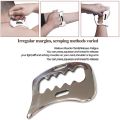 2X Stainless Steel Gua Sha Scraping Massage Tool Soft Tissue Mobilization Body Pain Scraping Tool. 