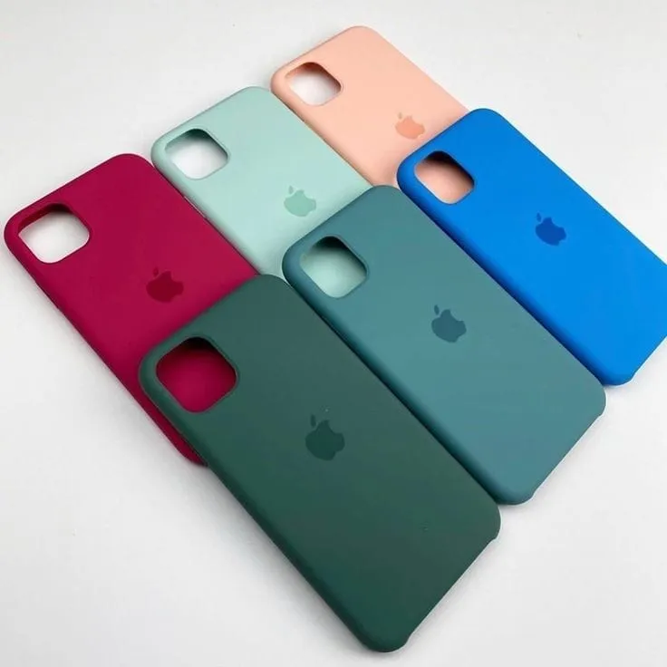 Super Premium Silicone Case For iPhone 11 Back Cover With Logo
