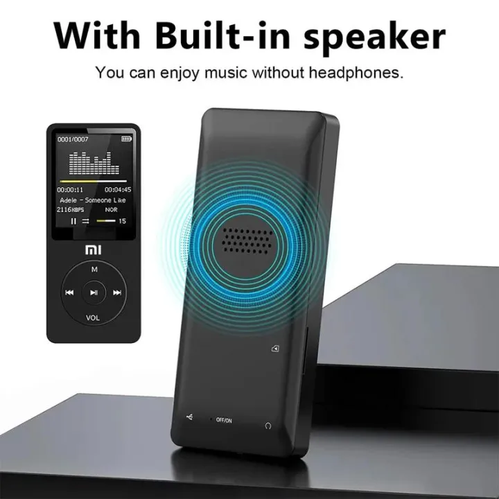 XIAOMI%20MIJIA%20Mp3%20Mp4%20Player%20support%20Memory%20Card%20Portable%20Digital%20Screen%20FM%20Radio%20Voice%20Record%20Built-in%20Speaker%20With%20Photo%20Viewe%20-%20Image%202