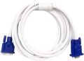 VGA Cable 1080P HD White Cable - Computer, Laptop, Projector & HDTV Monitor Notebook Accessories - 1.5M/ 3M/ 5M/ 10M. 