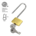 Padlock - Original GLOBE - Brass - Long Shackle - 25mm / 1". 