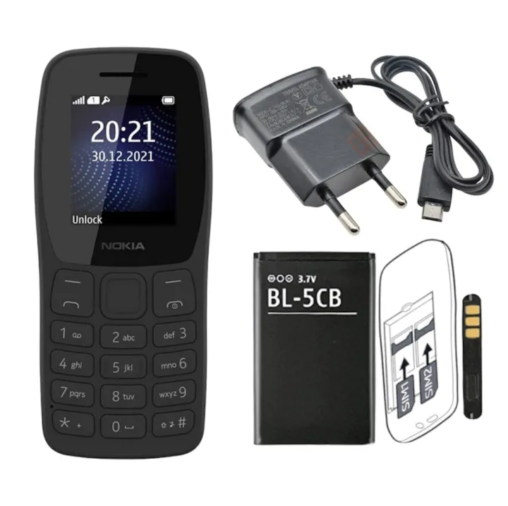Nokia%20105%20Dual%20Sim%204th%20Edition%20With%20Warranty%20Feature%20Push%20button%20Phone%201.77"%20Display%20Battery%20Long%20Standby%20Flashlight%20Radio%20-%20Image%204