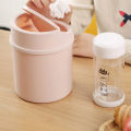 Universal Waste Bin With Lid Desktop Office Organizer Storage Home Garbage Basket Container Table Trash Bin Small Trash Can. 