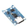Type C USB 5V 1A 18650 TP4056 Lithium Battery Charger Module Li-ion Charging Board with Protection Dual Functions 1Pcs. 